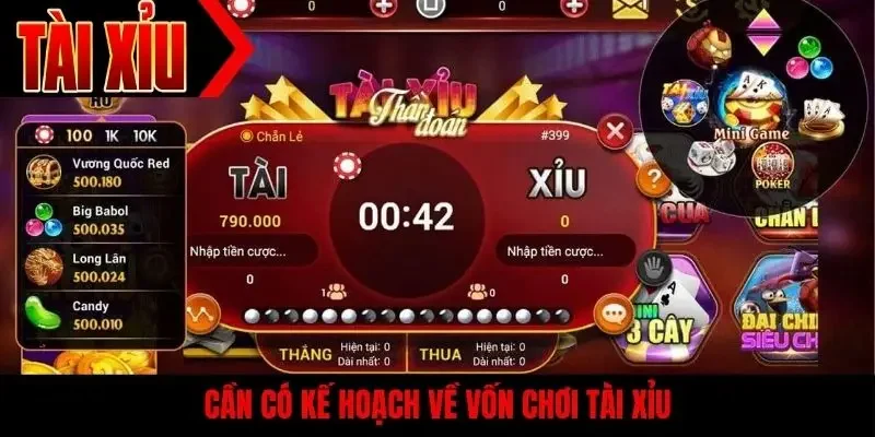 Cần có kế hoạch về vốn chơi tài xỉu